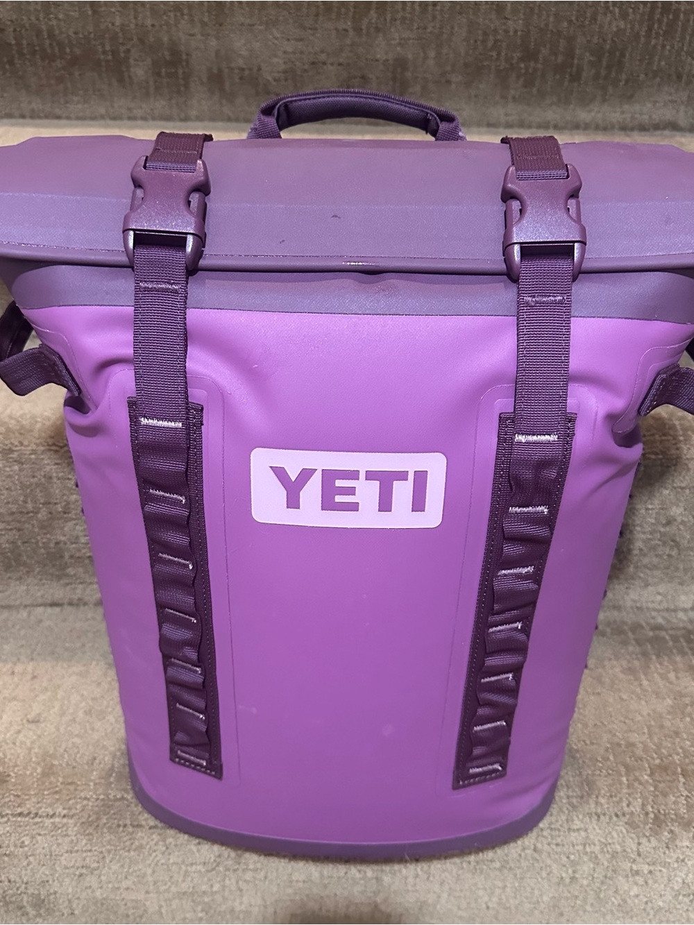 Yeti Purple Roll-Top Backpack Cooler Pack